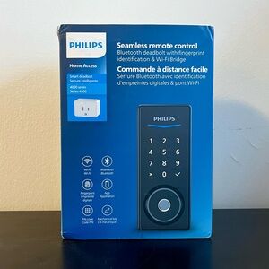 Philips Smart Bluetooth Deadbolt in Blue and Black